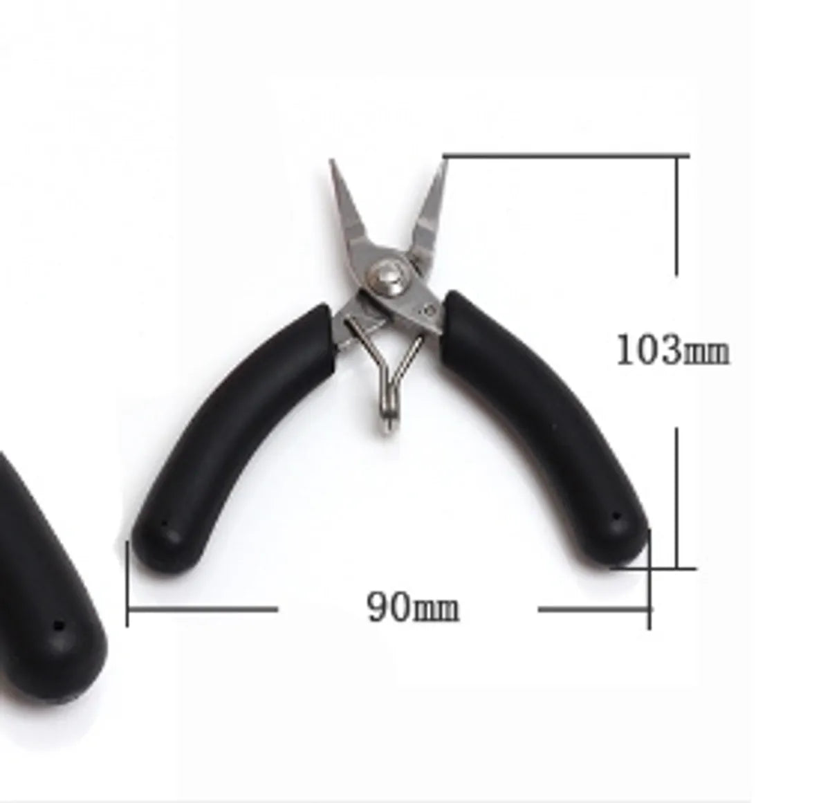 1 Piece Classic Style Solid Color Stainless Steel Pliers