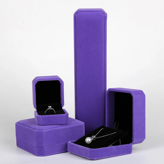 1 Piece Cloth Simple Style Daily Solid Color Jewelry Boxes