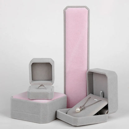 1 Piece Cloth Simple Style Daily Solid Color Jewelry Boxes