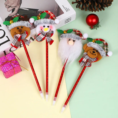 1 Piece Color Block Christmas Daily Christmas Cloth Cartoon Style Simple Style Gel Pen