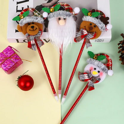 1 Piece Color Block Christmas Daily Christmas Cloth Cartoon Style Simple Style Gel Pen