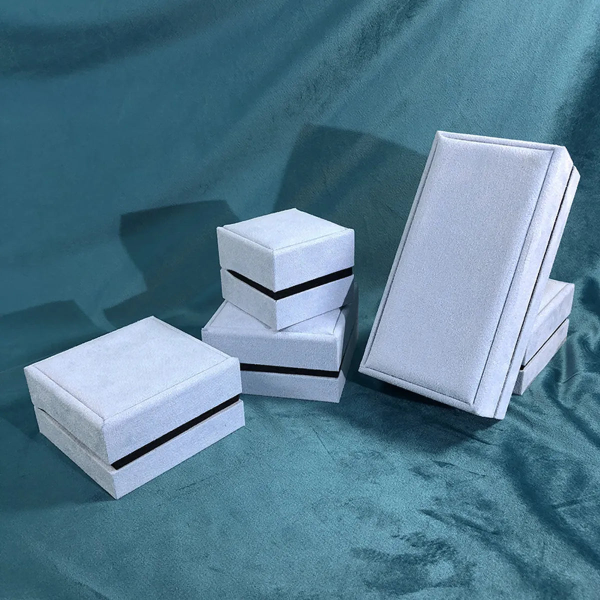 1 Piece Composite Material Basic Simple Style Casual Daily Solid Color Jewelry Boxes