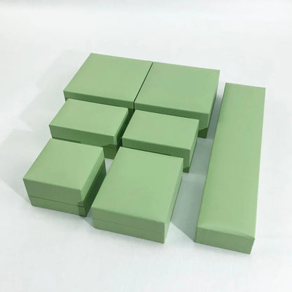 1 Piece Composite Material Simple Style Holiday Daily Solid Color Jewelry Boxes