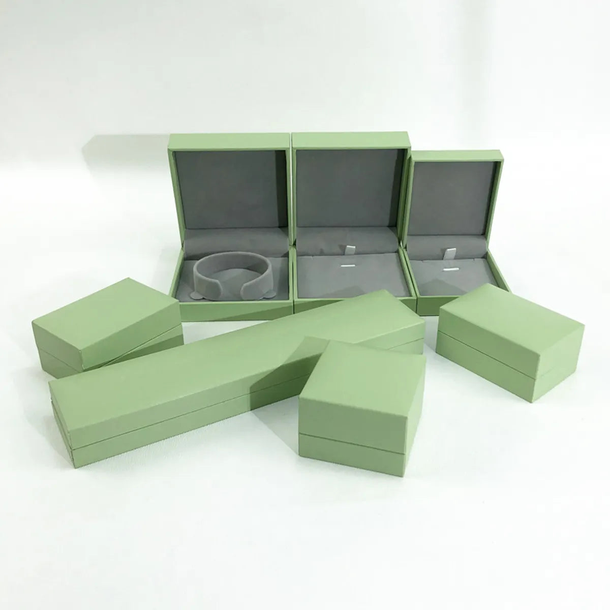 1 Piece Composite Material Simple Style Holiday Daily Solid Color Jewelry Boxes