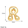 1 Piece Copper 18K Gold Plated Letter Pendant