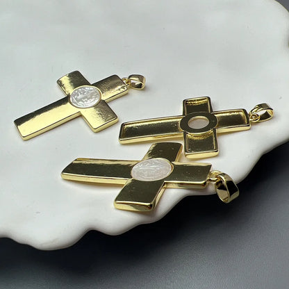 1 Piece Copper Cross Pendant