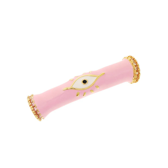 1 Piece Copper Gold Plated Devil'S Eye Pendant