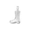 1 Piece Copper Zircon 18K Gold Plated Boots Pendant