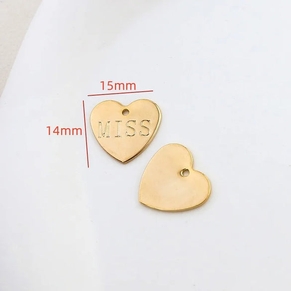 1 Piece Copper Zircon Irregular Letter Star Pendant