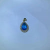 1 Piece Copper Zircon Water Droplets Pendant