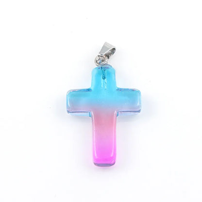 1 Piece Crystal Printing Pendant