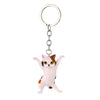 Cute Cat Alloy Resin Bag Pendant Keychain