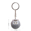 1 Piece Cute Cat Pvc Plastic Resin Unisex Bag Pendant Keychain