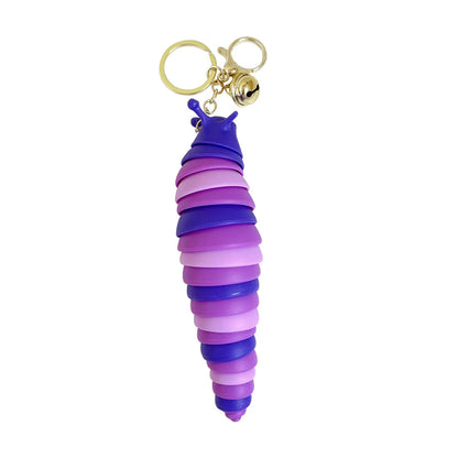 1 Piece Cute Caterpillar Plastic Women'S Keychain