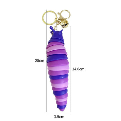 1 Piece Cute Caterpillar Plastic Women'S Keychain