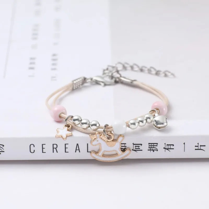 1 Piece Cute Clouds Star Alloy Unisex Bracelets