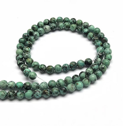 1 Piece Diameter 4mm Diameter 6 Mm Diameter 8mm 1.2-1.5mm Beaded Natural Stone African Pine Round Polished Beads