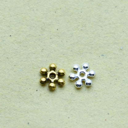 1 Piece Diameter 6 Mm Alloy Snowflake Spacer Bars