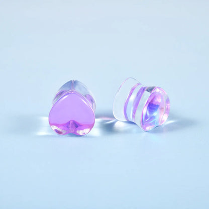 1 Piece Ear Cartilage Rings & Studs Basic Modern Style Classic Style Heart Shape Glass Auricle