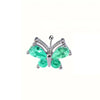 1 Piece Ear Cartilage Rings & Studs Cute Luxurious Butterfly 316 Stainless Steel  Inlay Zircon Ear Cartilage Rings & Studs