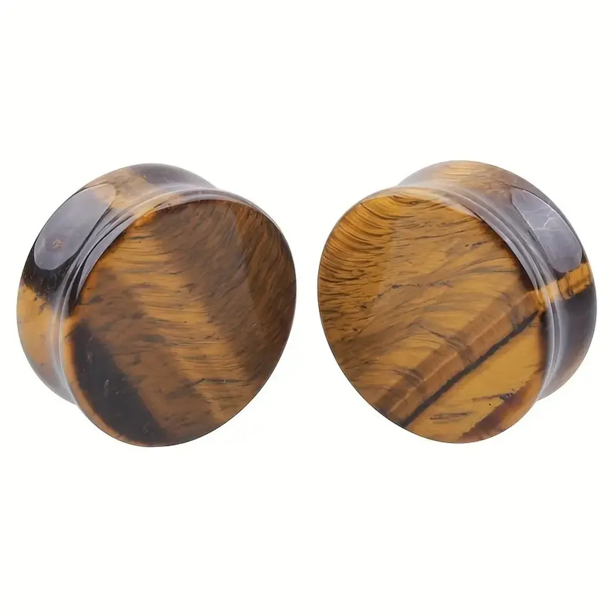 1 Piece Ear Cartilage Rings & Studs Hip-Hop Exaggerated Punk Geometric Tiger Eye Ear Cartilage Rings & Studs