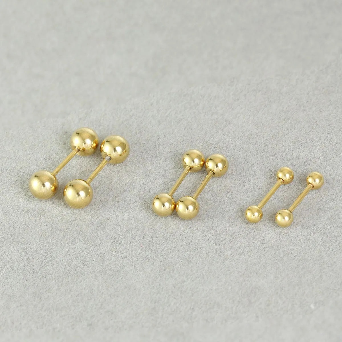 1 Piece Ear Cartilage Rings & Studs Simple Style Classic Style Solid Color 304 Stainless Steel Polishing Ear Cartilage Rings & Studs