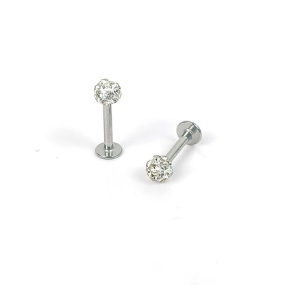 1 Piece Ear Cartilage Rings & Studs Simple Style Geometric 304 Stainless Steel Lip Rings