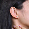 1 Piece Elegant Cute Retro Flower Enamel Plating 304 Stainless Steel Ear Studs