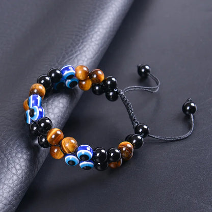 1 Piece Ethnic Style Eye Natural Stone Beaded Women'S Bracelets