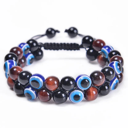 1 Piece Ethnic Style Eye Natural Stone Beaded Women'S Bracelets