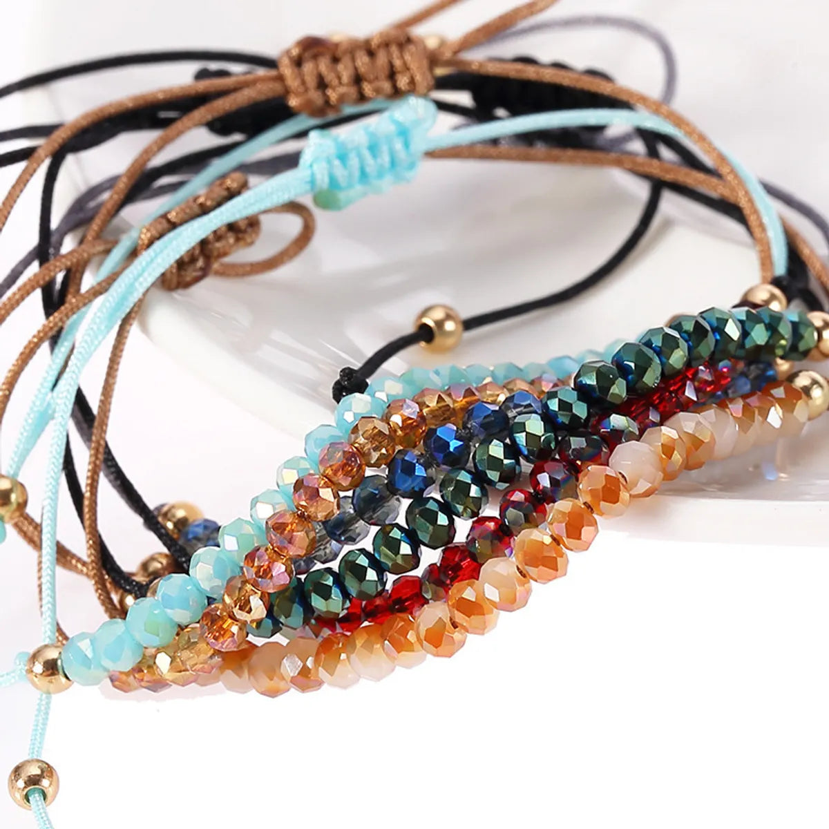 1 Piece Ethnic Style Jewelry Artificial Crystal Beaded Women'S Bracelets