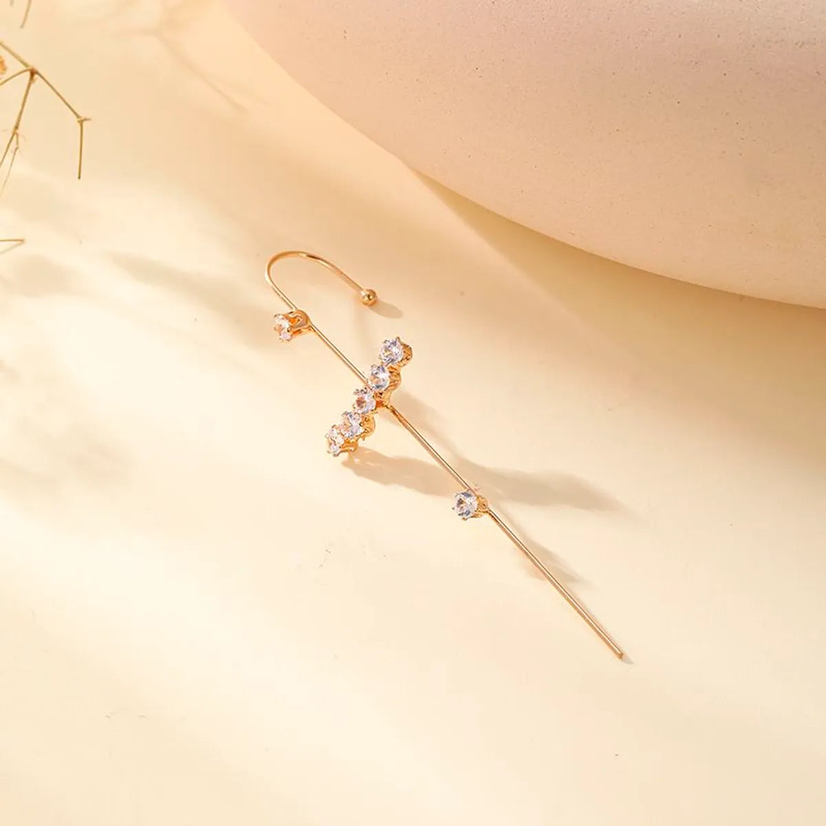 1 Piece Exaggerated Fashion Geometric Alloy Plating Women's Ear Studs