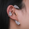 Wholesale Jewelry Fairy Style Butterfly Alloy Artificial Diamond Inlay Ear Clips