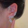 Wholesale Jewelry Fairy Style Butterfly Alloy Artificial Diamond Inlay Ear Clips