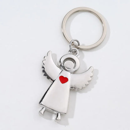 Fashion Angel Angel Wings Alloy Plating Bag Pendant Keychain