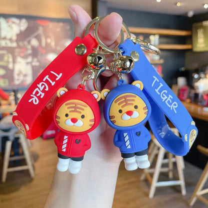 1 Piece Fashion Animal Rubber Unisex Bag Pendant Keychain