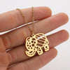 Titanium Steel Fashion Plating Animal Necklace