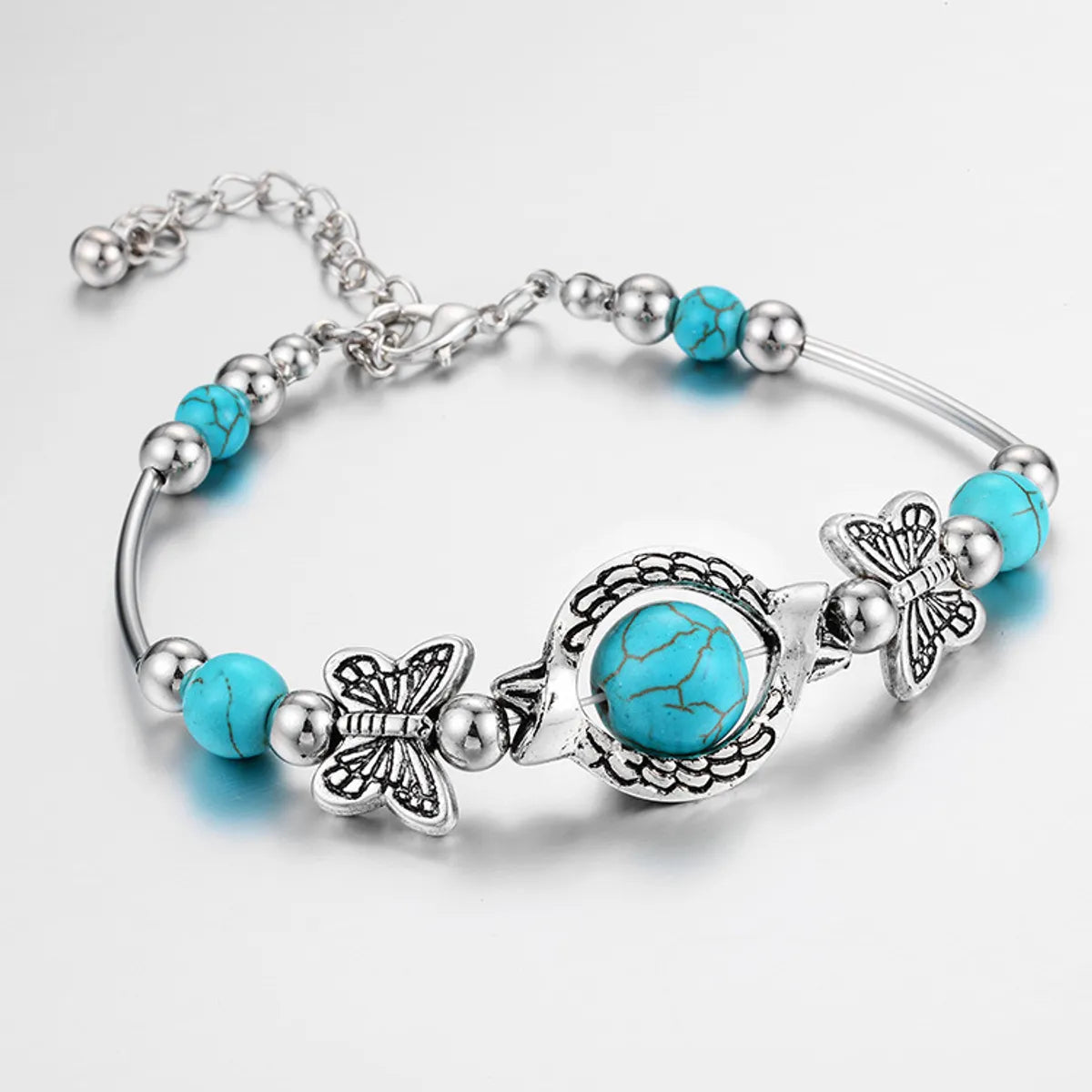 1 Piece Fashion Butterfly Alloy Patchwork Bracelets