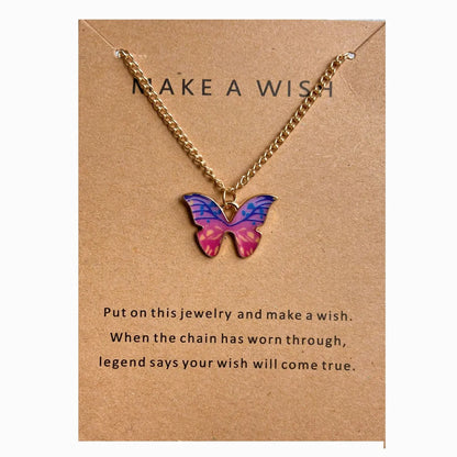 1 Piece Fashion Butterfly Alloy Plating Women's Necklace