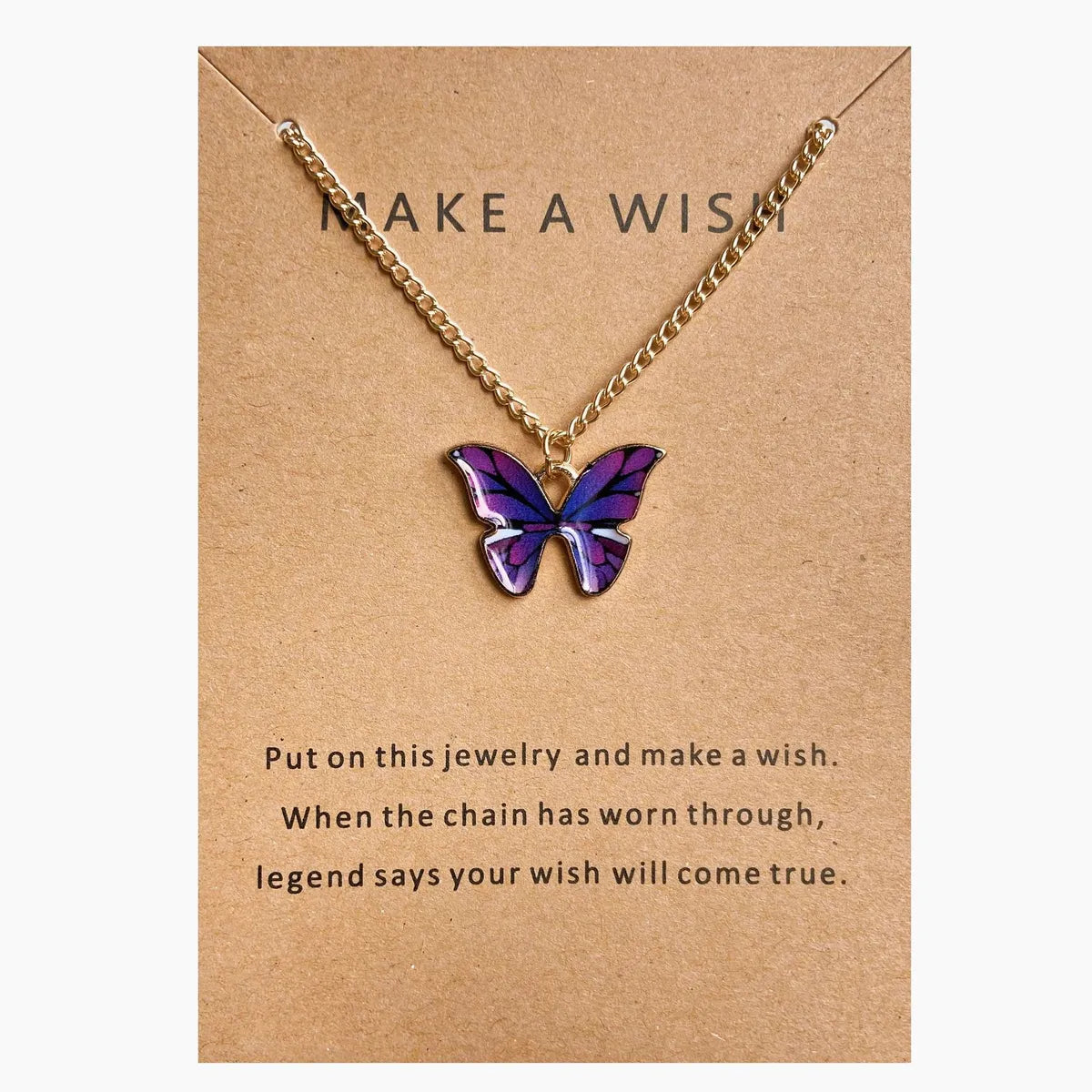 1 Piece Fashion Butterfly Alloy Plating Women's Necklace