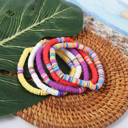 1 Piece Fashion Circle Soft Clay Beaded Women'S Bracelets