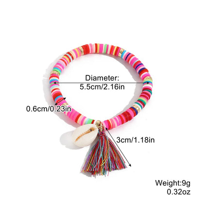 1 Piece Fashion Circle Soft Clay Beaded Women'S Bracelets