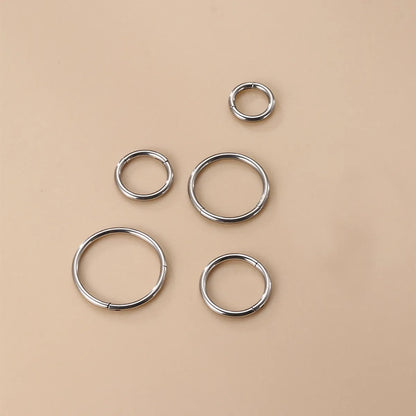 Fashion Circle Titanium Plating Nose Ring