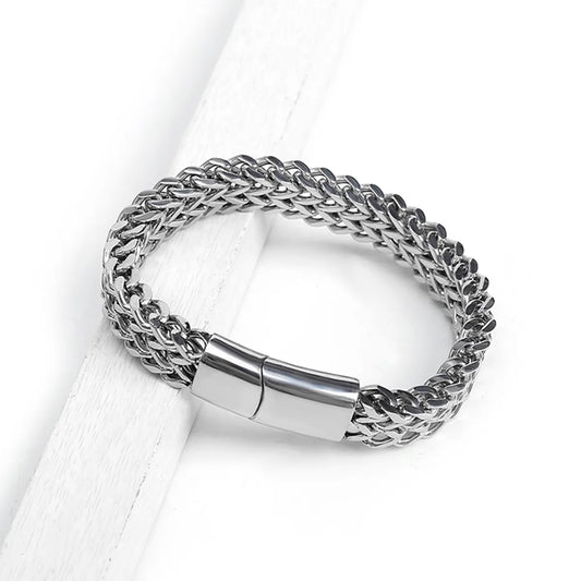 1 Piece Fashion Crown Stainless Steel Polishing Unisex Bracelets