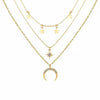 1 Piece Fashion Devil's Eye Moon Alloy Plating Women's Pendant Necklace