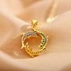 1 Piece Fashion Dolphin Alloy Plating Inlay Rhinestones Women'S Pendant Necklace
