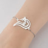 1 Piece Fashion Fox  Stainless Steel Plating Hollow Out Bracelets