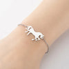 1 Piece Fashion Fox  Stainless Steel Plating Hollow Out Bracelets