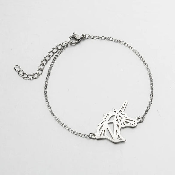 1 Piece Fashion Fox  Stainless Steel Plating Hollow Out Bracelets