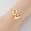 1 Piece Fashion Fox  Stainless Steel Plating Hollow Out Bracelets